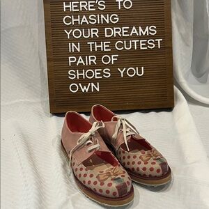 Dogo Polka Dot Lace-Up Women's Shoes